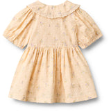 Wheat Barely Apricot Flowers Klänning S/S Adele
