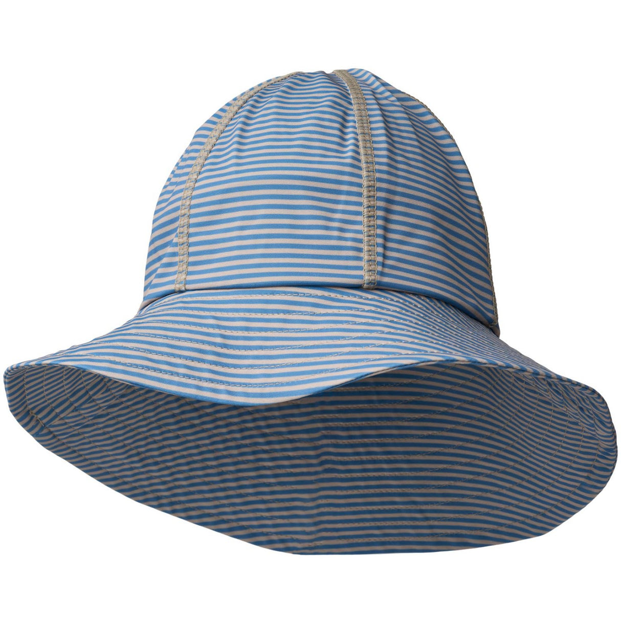 Wheat Blue Swim Stripe UV Sun Mössa Bora
