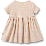 Wheat Coral Flowers Jersey Klänning S/S Nova
