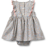Wheat Air Blue Flowers Body Klänning Sofia