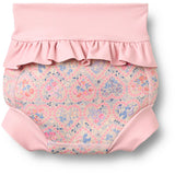 Wheat Pink Heart Flowers Neoprene Swim Byxor Rita