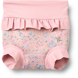 Wheat Pink Heart Flowers Neoprene Swim Byxor Rita