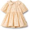 Wheat Barely Apricot Flowers Klänning S/S Adele