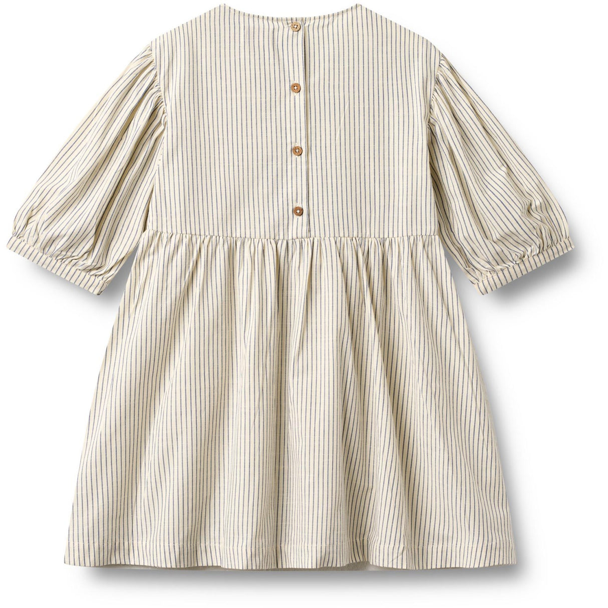 Wheat Dark Blue Stripe Klänning 3/4 Sleeve Magda