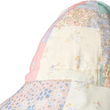 Wheat Patchwork Flowers Sunhat Chloe