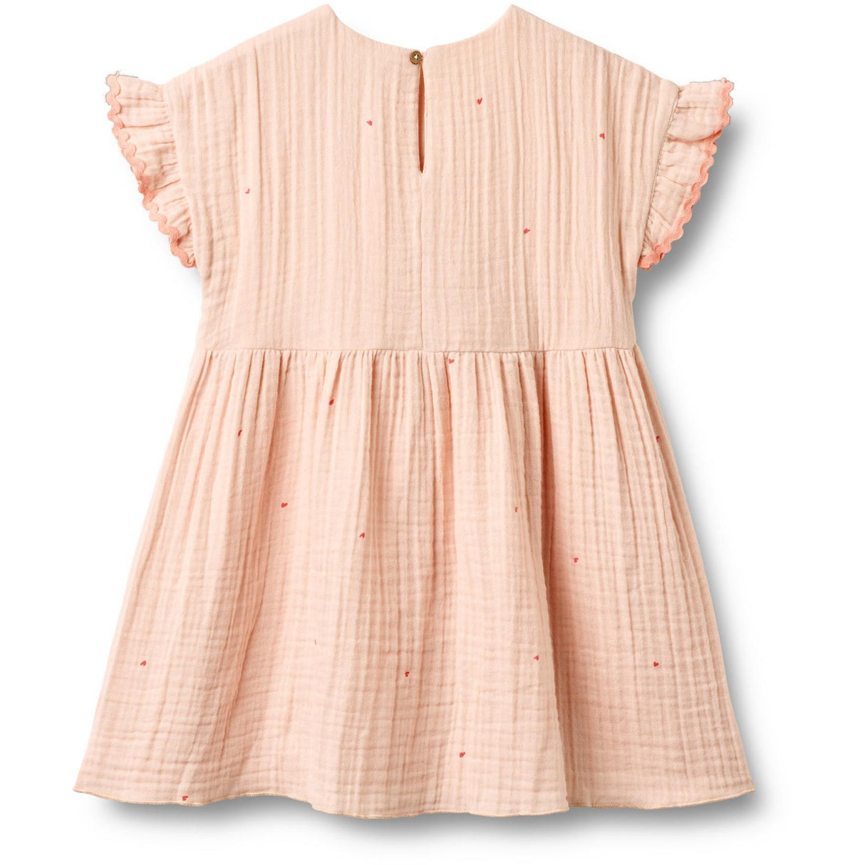 Wheat Powder Hearts Klänning Lace Thit