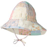 Wheat Patchwork Flowers Sunhat Chloe