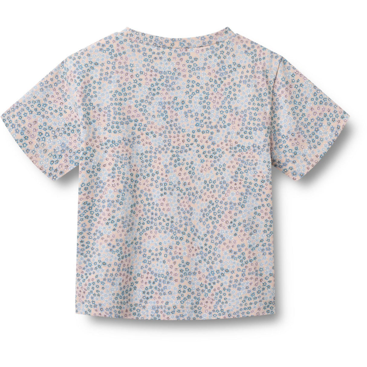 Wheat Powder Blue Flowers T-shirt S/S Ella