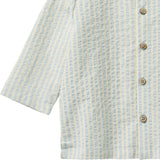 Wheat Summer Sky Stripe Skjorta Shelby