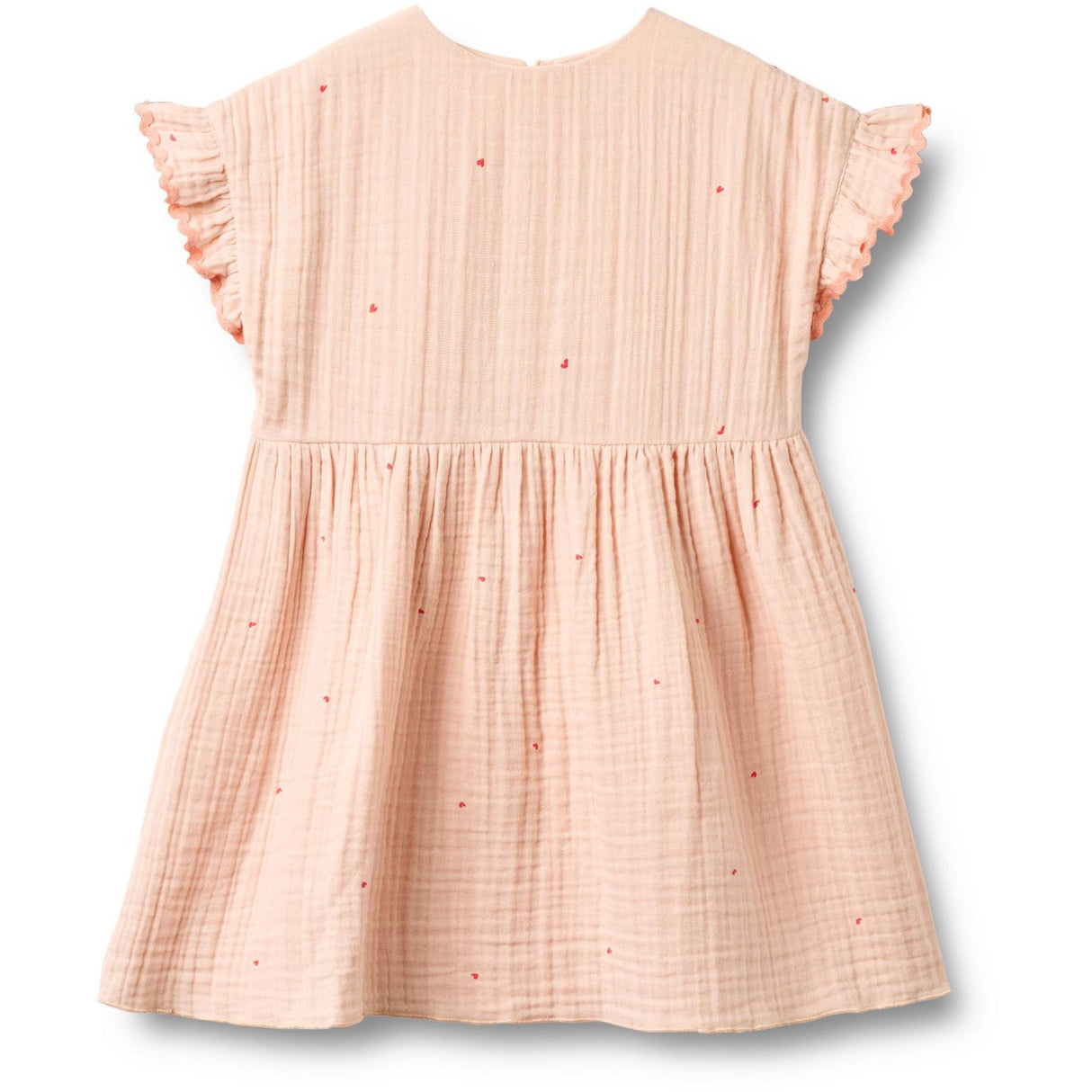 Wheat Powder Hearts Klänning Lace Thit