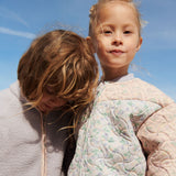 Wheat Lavender Rain Fleece Jacka Ellena