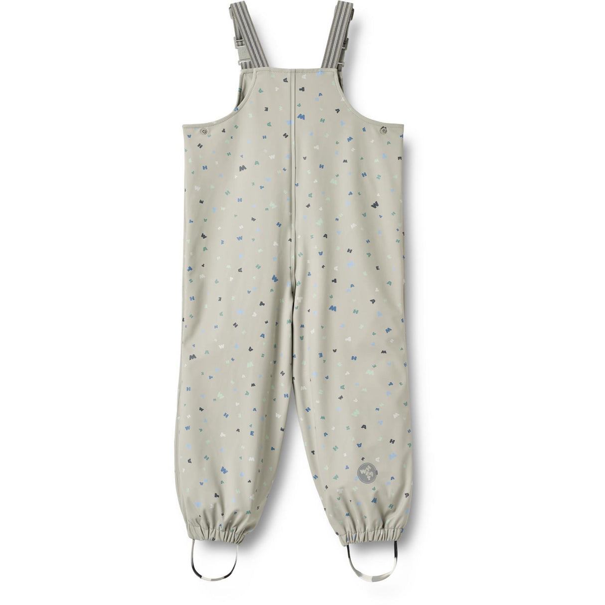 Wheat Light Flint Letters Regnkläder Charlo Overall