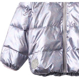 Wheat Silver Sky Flower Lightweight Puffer Jacka Ullu