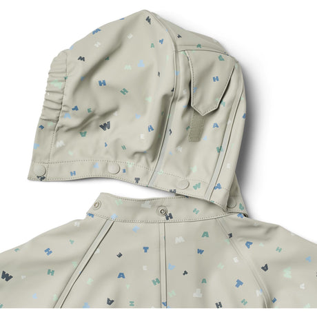 Wheat Light Flint Letters Rainsuit Mika