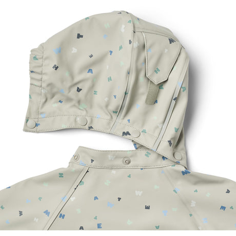 Wheat Light Flint Letters Regnkläder Chardy Jacket