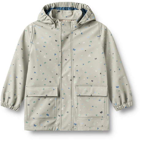 Wheat Light Flint Letters Regnkläder Ollo Jacket