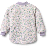 Wheat Purple Light Petunias Thermo Jacket Loui