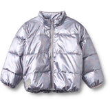 Wheat Silver Sky Flower Lightweight Puffer Jacka Ullu