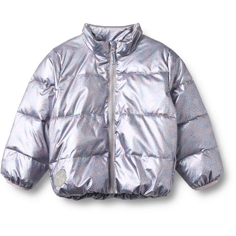 Wheat Silver Sky Flower Lightweight Puffer Jacka Ullu