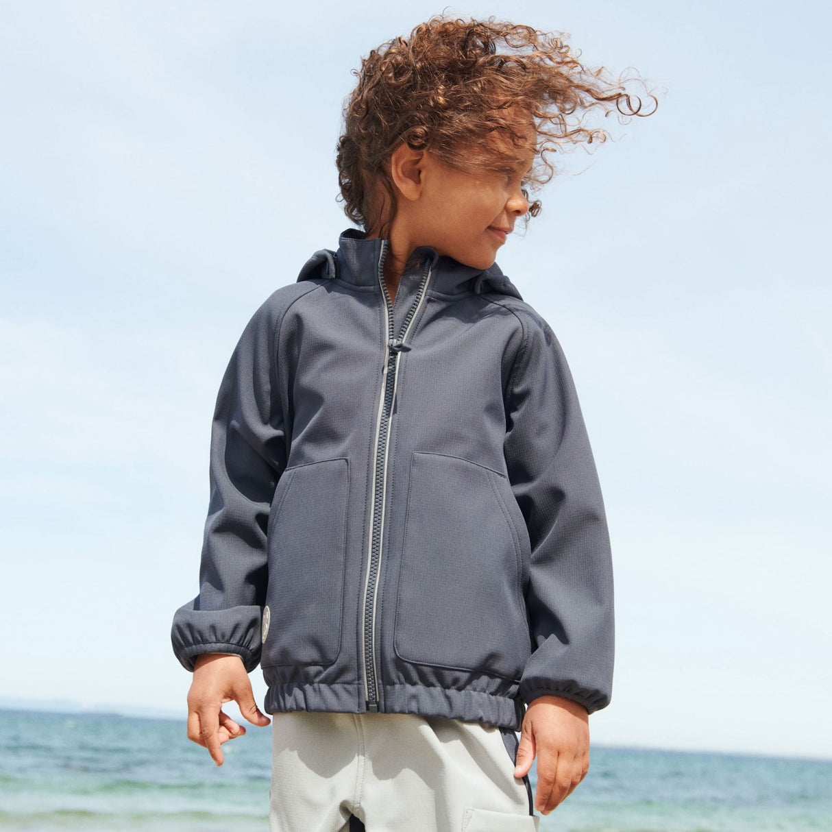 Wheat Greyblue Softshell Jacka Alleo