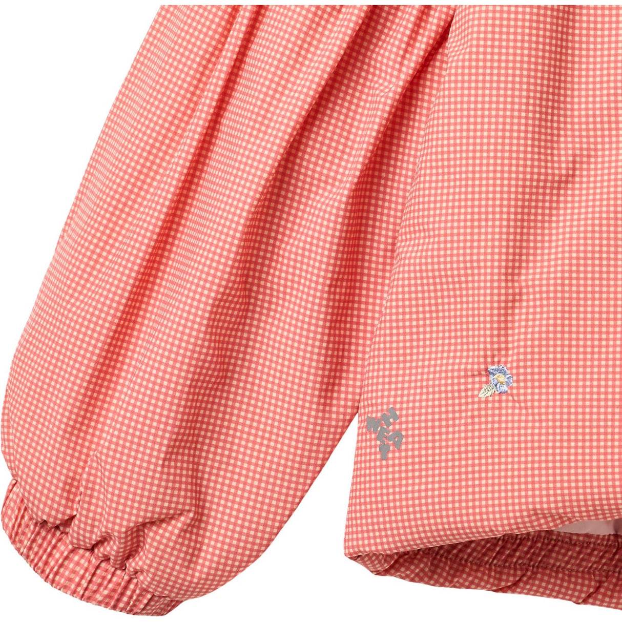 Wheat Red Check Lightweight Puffer Jacka Sola