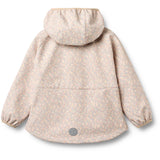 Wheat Rose Shadow Flowers Softshell Jacka Mitta