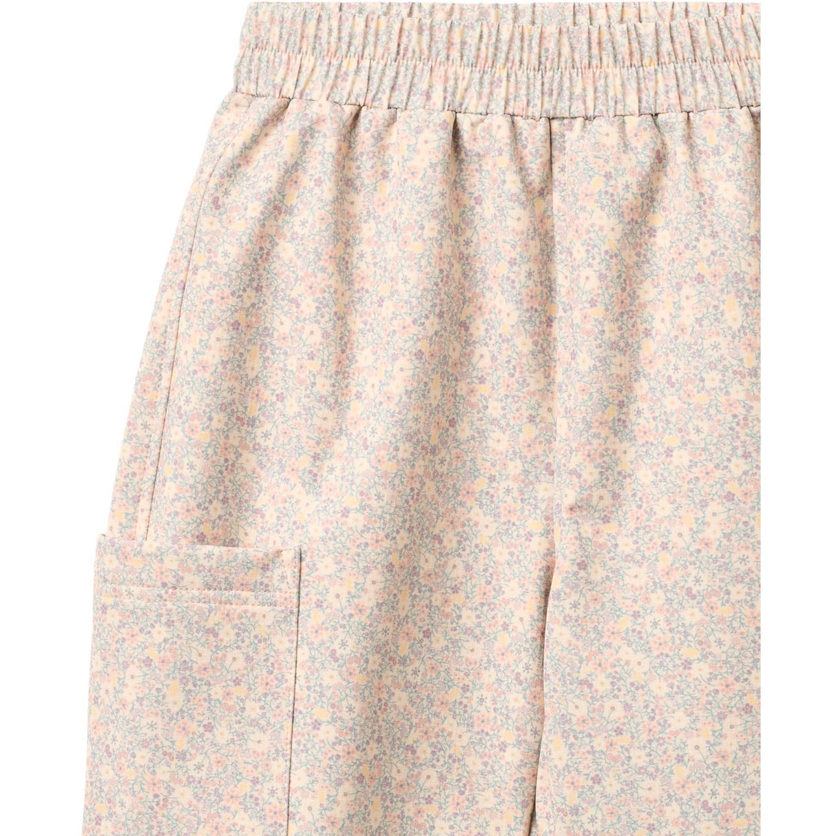 Wheat Rose Shadow Flowers Softshell Trackpants Minno