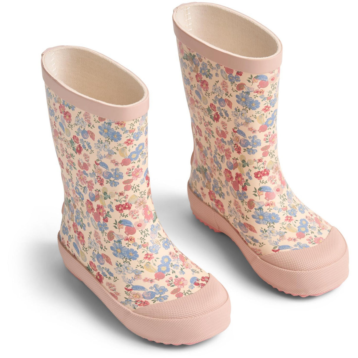 Wheat Flowers And Seashells Rubber Stövlar Muddy