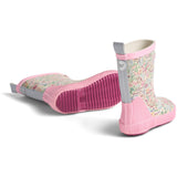 Wheat Cool Sky Flowers Rubber Stövlar Welly