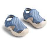 Wheat Blue Swim Stripe Sandal Bani