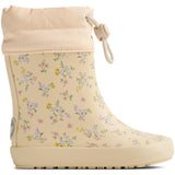 Wheat Barely Apricot Flowers Barefoot Rubber Stövlar Zerro