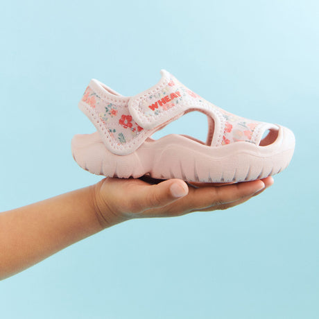 Wheat Ivory Flower Meadow Sandal Bani