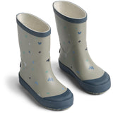 Wheat Light Flint Letters Rubber Stövlar Muddy