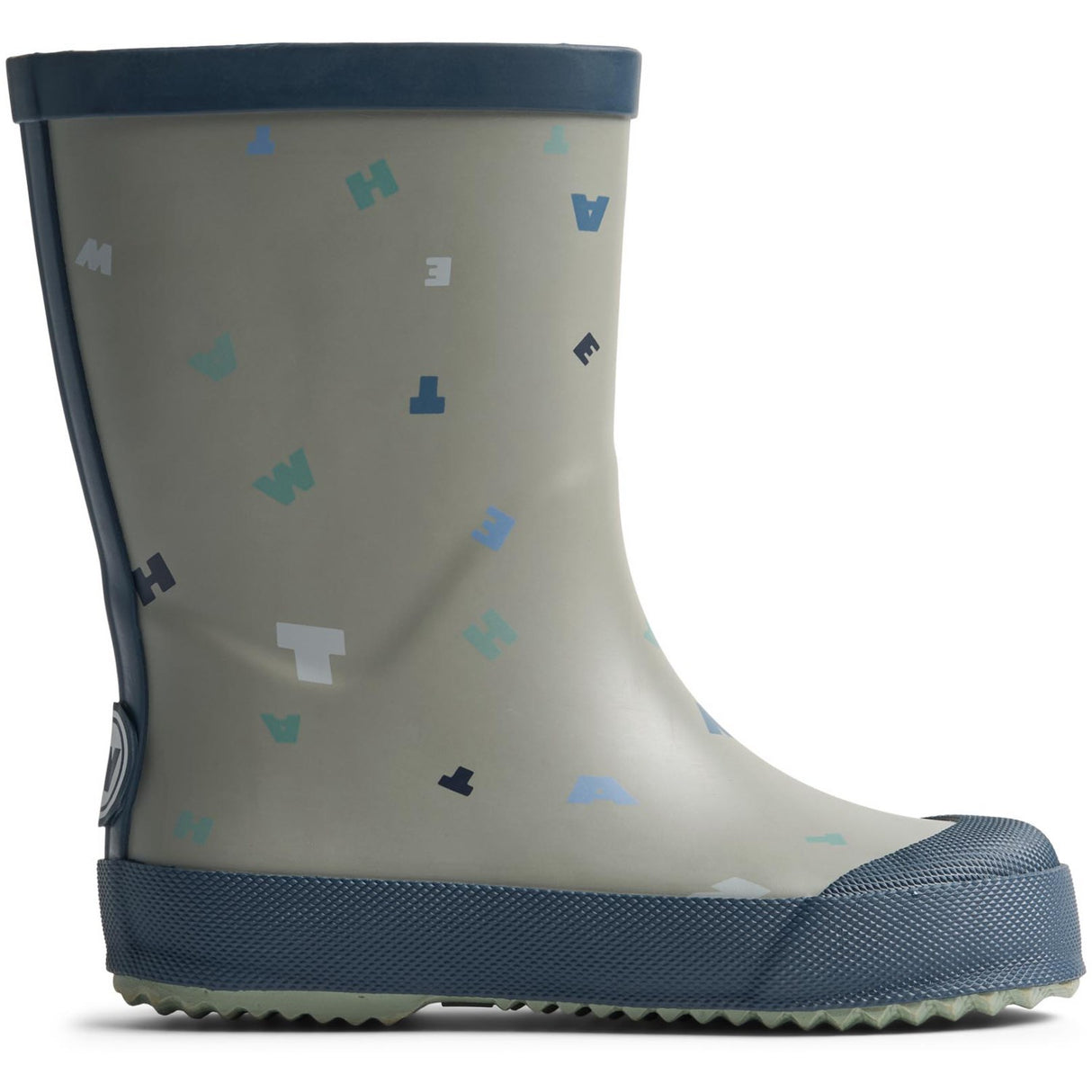 Wheat Light Flint Letters Rubber Stövlar Muddy