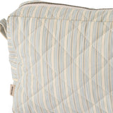 Wheat Blue Ocean Stripe Wash Väska Small Ziggy