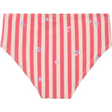 Wheat Red Stripe Flowers Bikini Carla