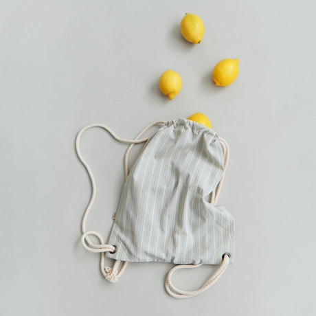 Wheat Blue Ocean Stripe Gymbag Yuna