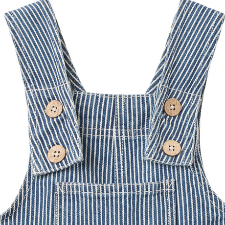 Wheat Denim Stripe Overall Ivan