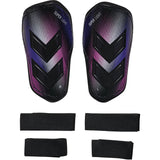 Hummel Black/Blue/Pink Shin Guards Super Light