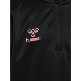 Hummel Black/Bridal Rose Shimmer Half Zip Kids
