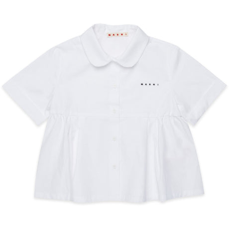 Marni White Pikétröja T-shirt