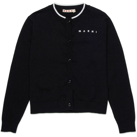 Marni Black Stickad Cardigan