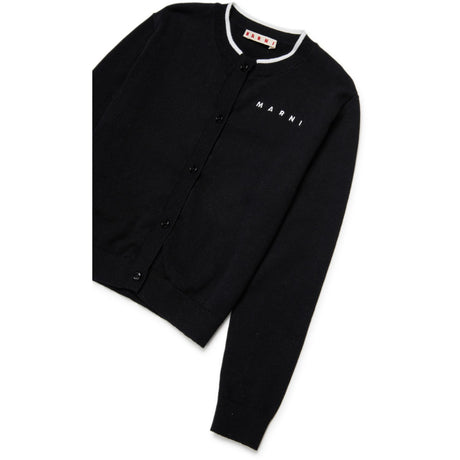 Marni Black Stickad Cardigan