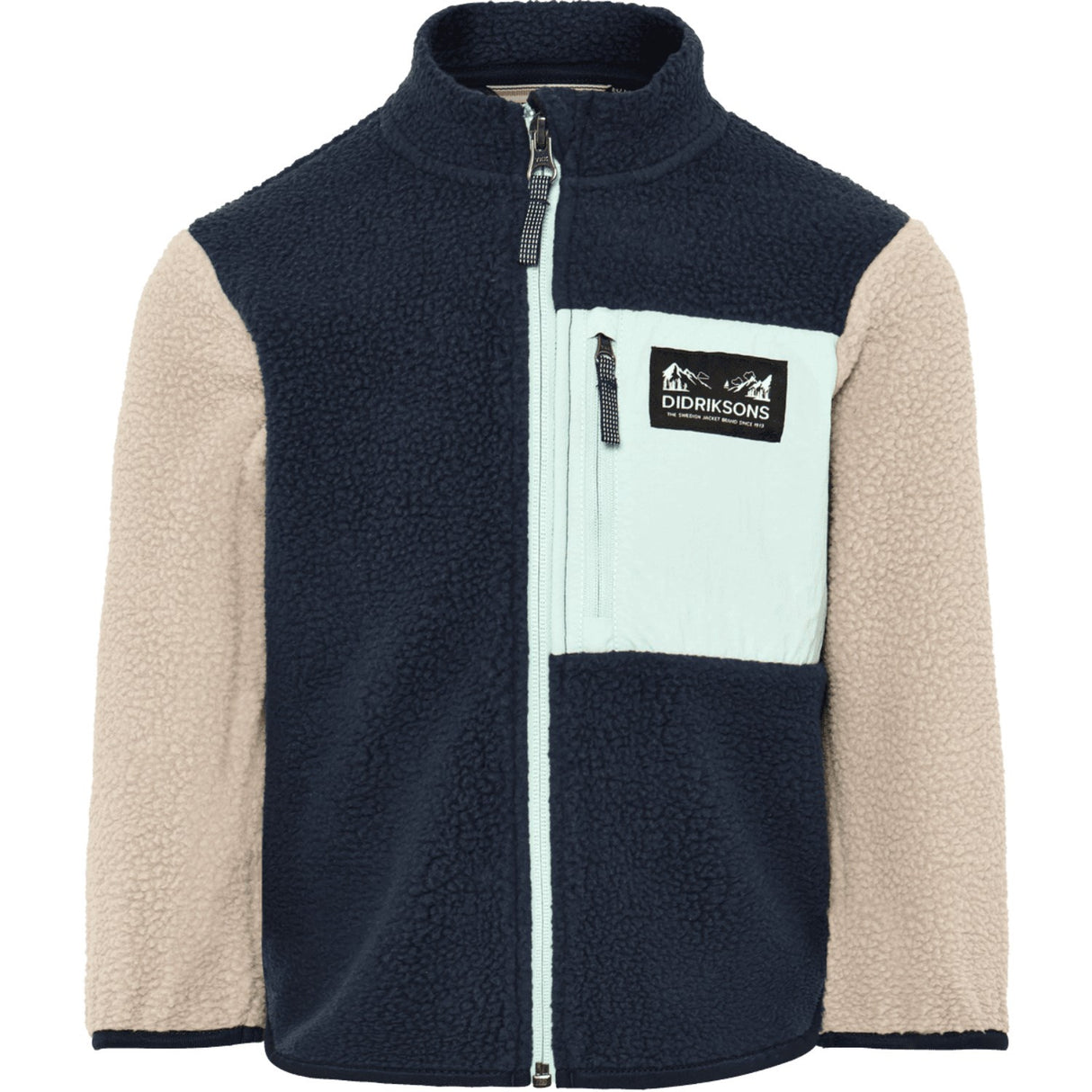 Didriksons Ocean Mint Anten Kids Fullzip