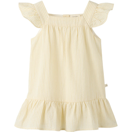 Lil'Atelier Coconut Milk Sahara Sun Nmffolly Rem Loose Klänning Lil
