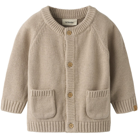 Lil'Atelier Oxford Tan Nbmfogon Ls Stickad Card Lil