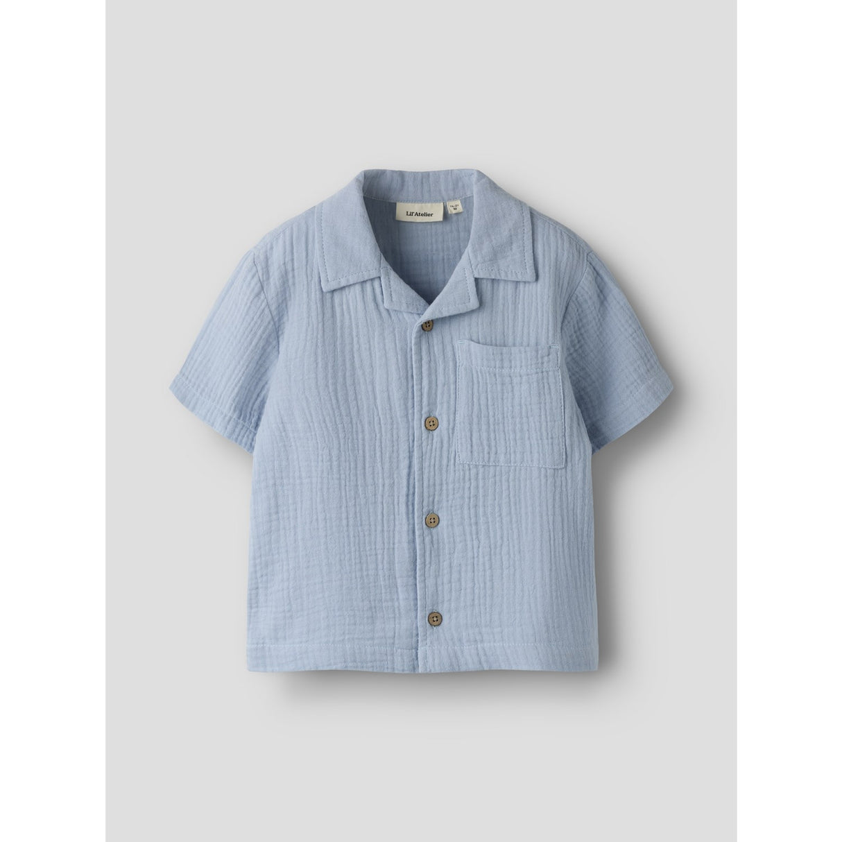 Lil'Atelier Zen Blue Nmmfulina Ss Skjorta Lil