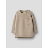 Lil'Atelier Oxford Tan Nmmfogon Ls Stickad Lil