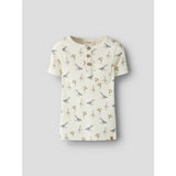Lil'Atelier Coconut Milk Sea Animals Nmmlavo Esi Ss Slim Topp Lil