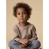 Lil'Atelier Oxford Tan Nmmfogon Ls Stickad Lil